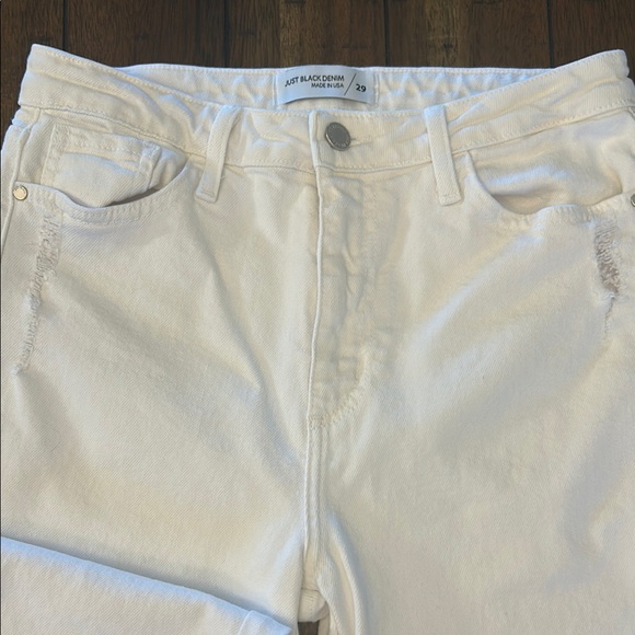 Just Black Denim - Just Black Women's White Jeans